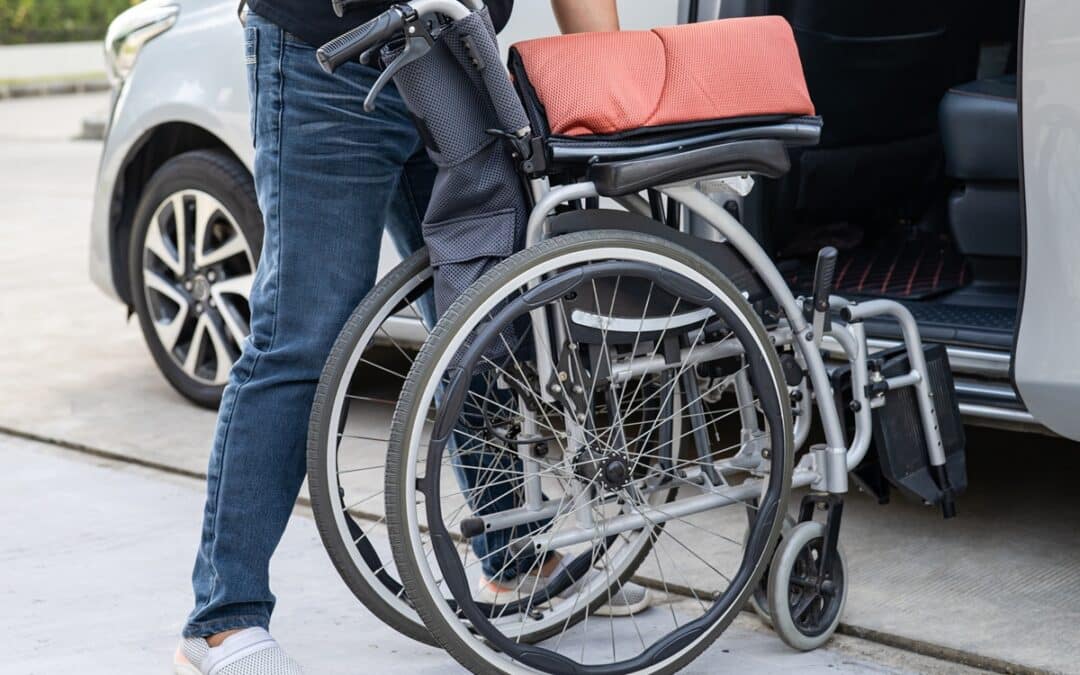 składany wózek inwalidzki